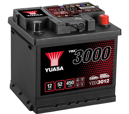 Imagen de bateria yuasa 52ah ybx3012