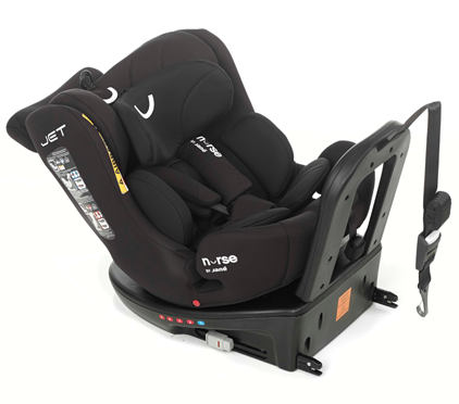 Imagen de silla bebe jet i-size negro 40-150 7040 z12