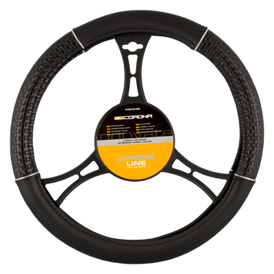 Imagen de funda volante inserto cromo negro fvo10123