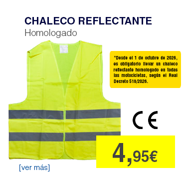 Chaleco reflectante moto