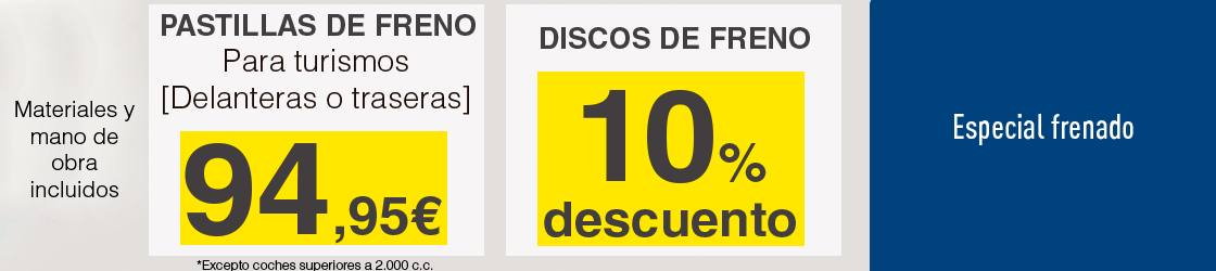 OFERTA FRENOS