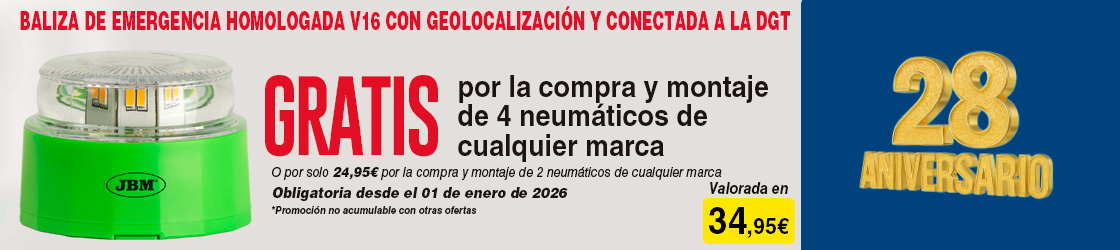 OFERTA LUZ DE EMERGENCIA NEUMATICOS